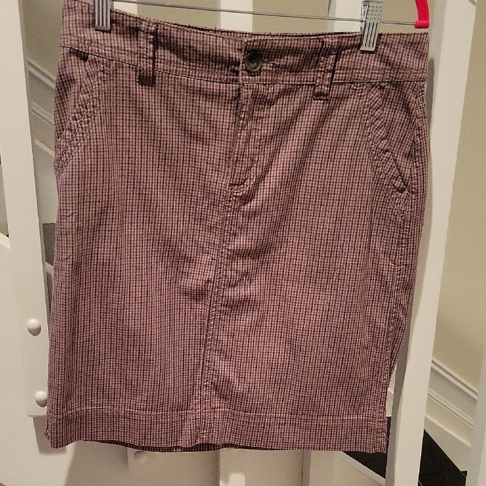 Sonoma Mini Skirt in Brown Check